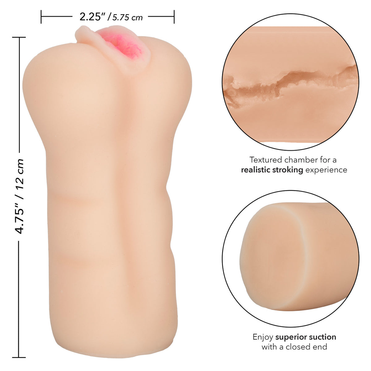 Frissons bon marché Le Showgirl PureSkin Stroker