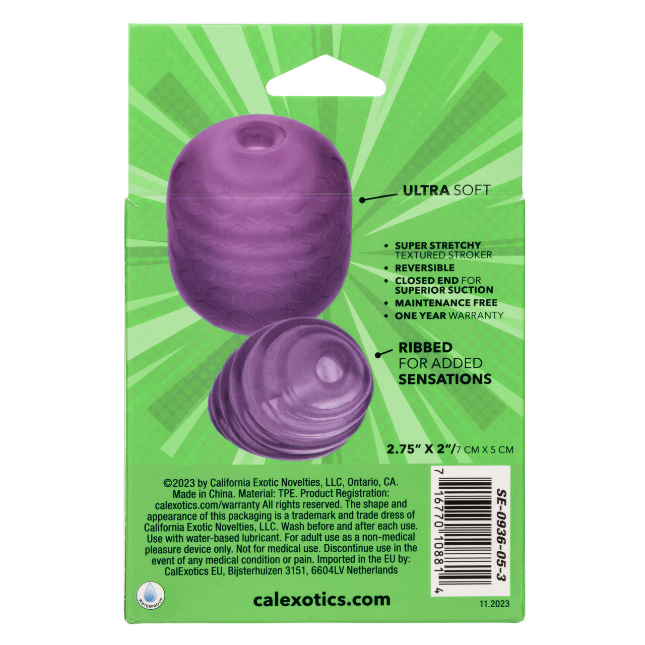 Stroker de poche texturé Pop Sock - Violet