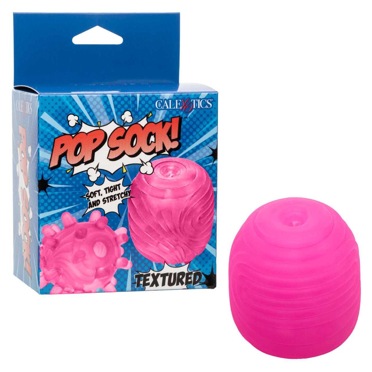 Masturbateur de Poche Texturé Pop Sock - Rose