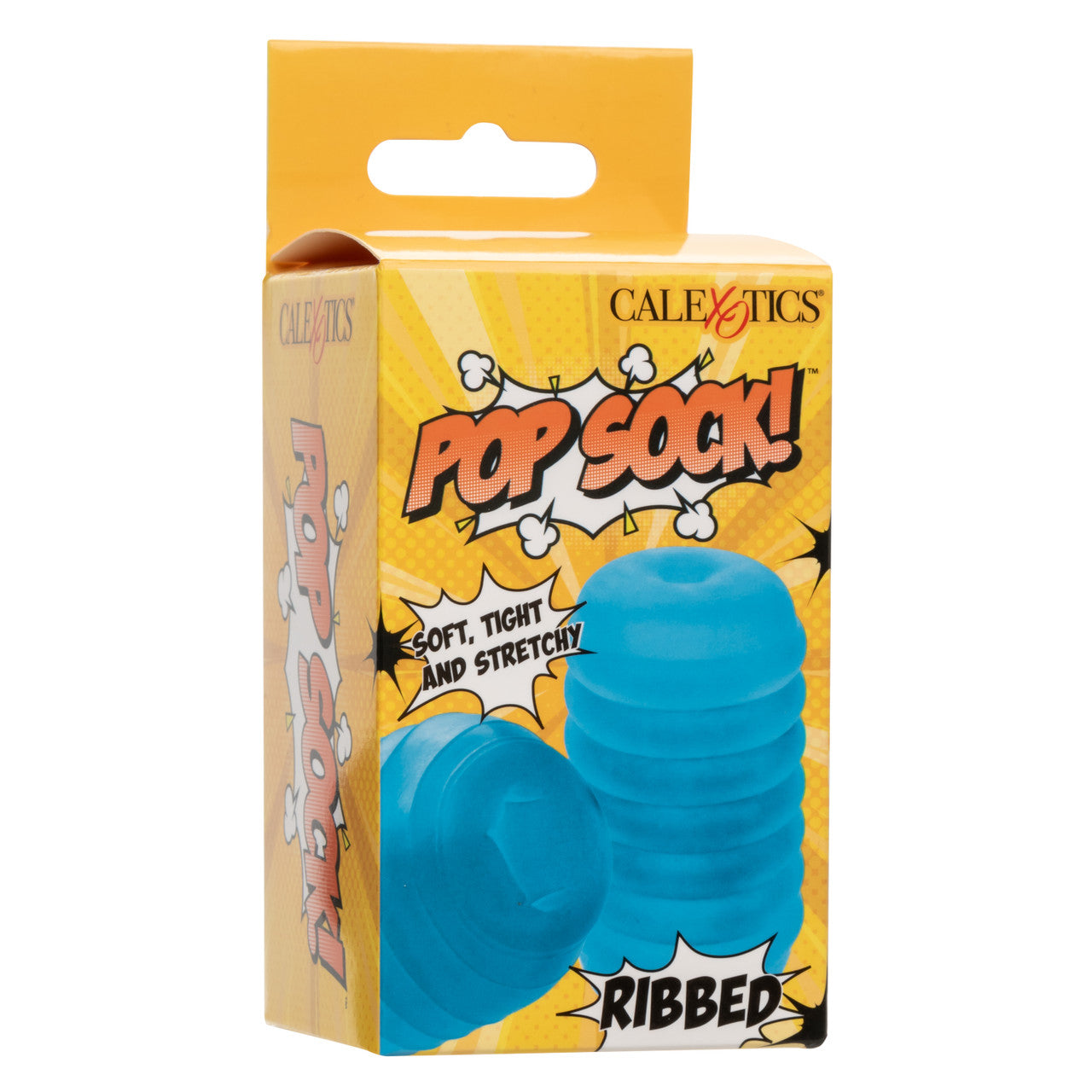 Masturbateur de Poche Cannelé Pop Sock - Bleu