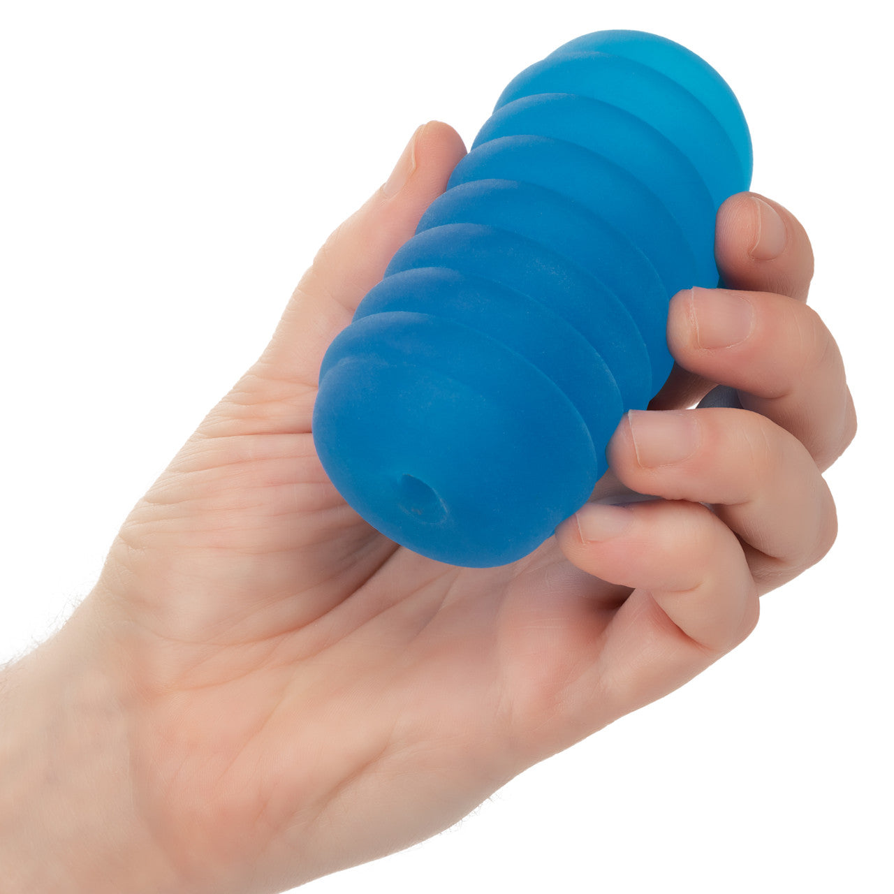 Masturbateur de Poche Cannelé Pop Sock - Bleu