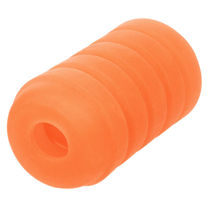 Pop Sock Ribbed Pocket Stroker - Orange