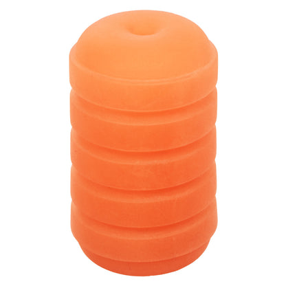 Pop Sock Ribbed Pocket Stroker - Orange