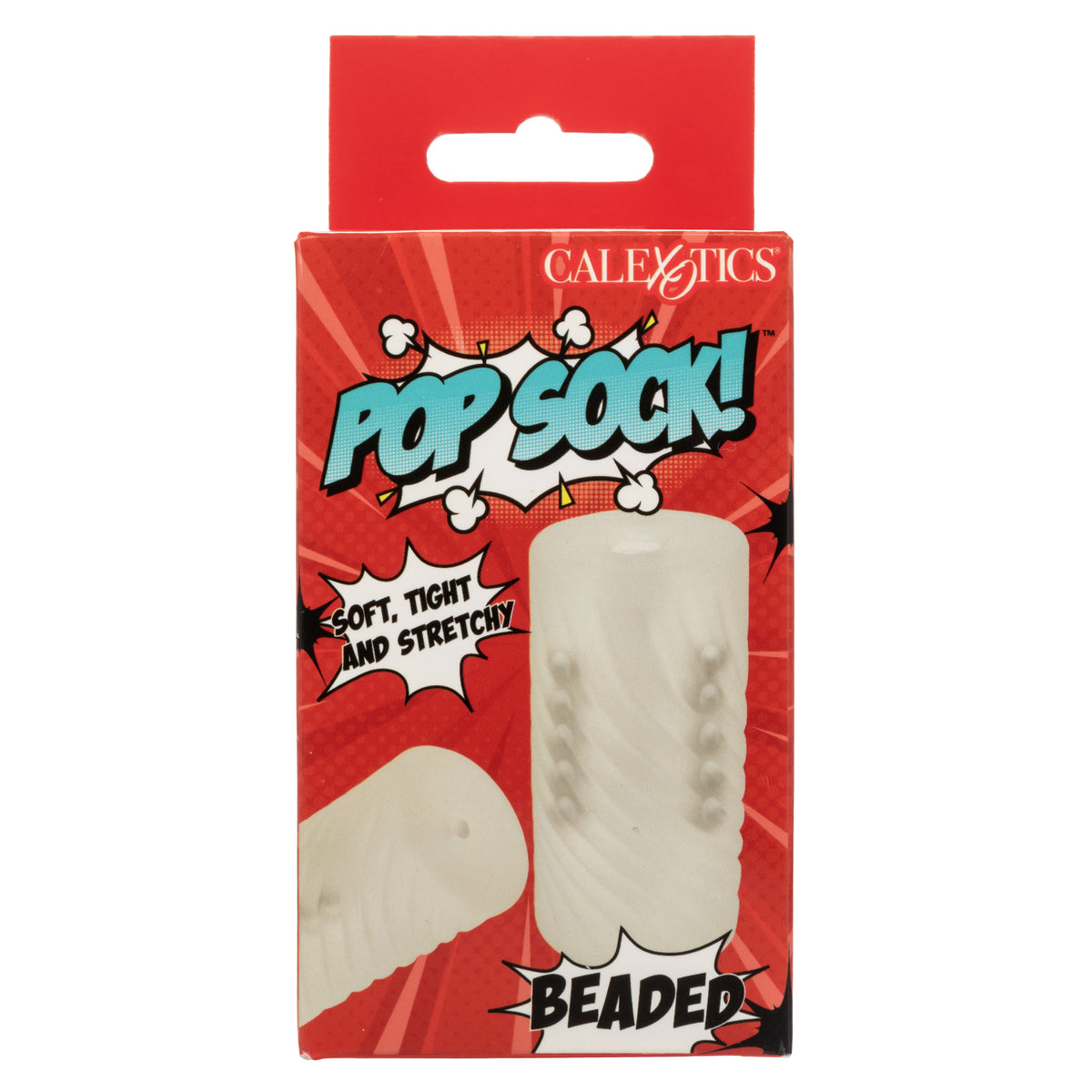 Pop Sock! Beaded Stroker - Clear