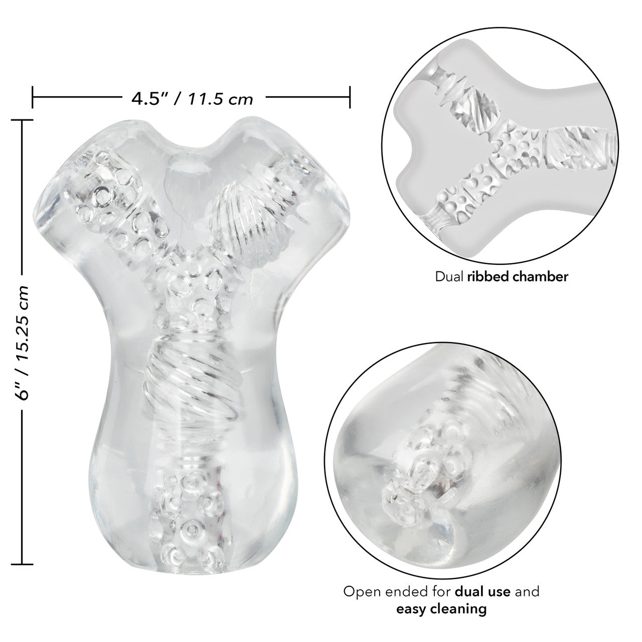Cyclone Dual Chamber Stroker - Thorn & Feather