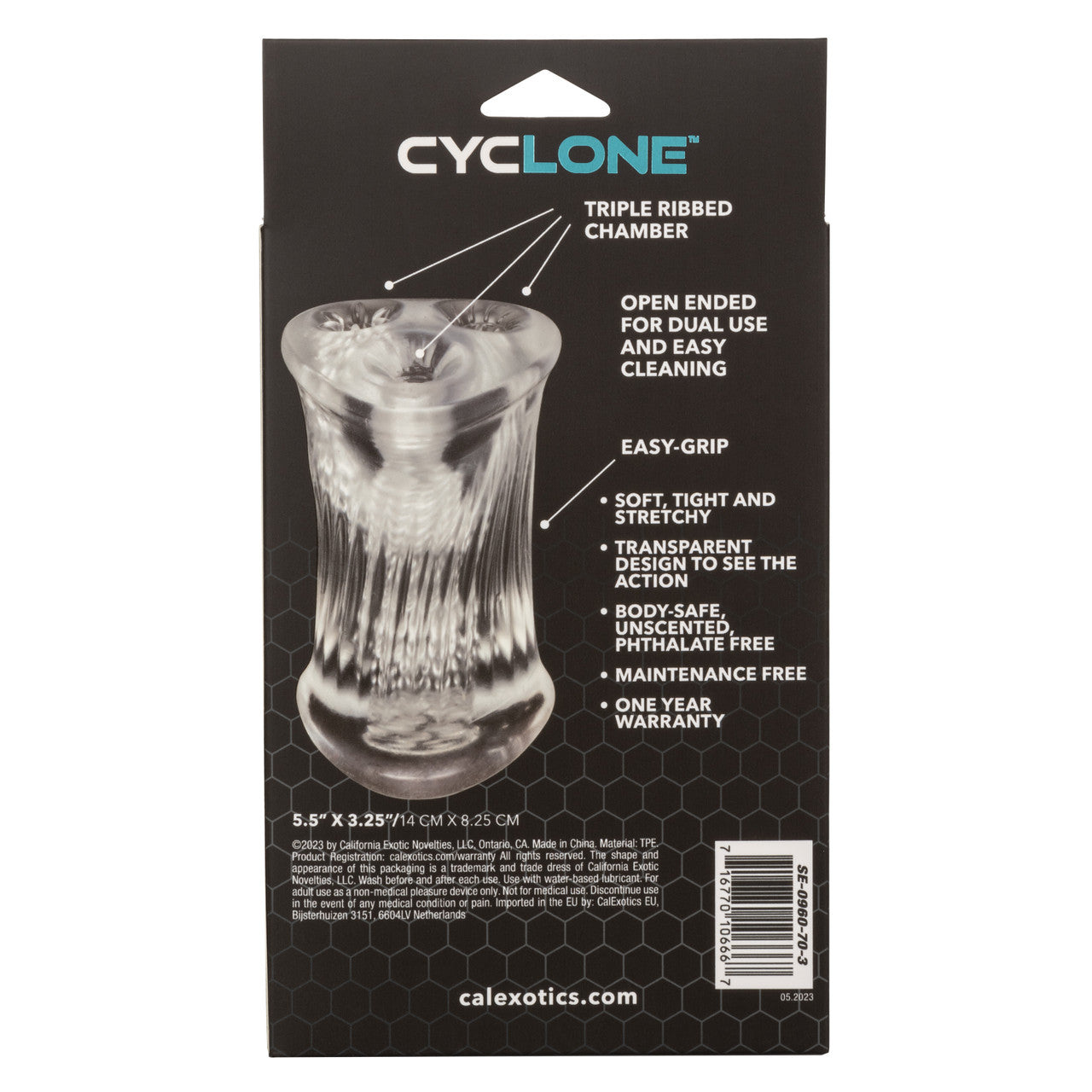 Cyclone Triple Chamber Stroker - Thorn & Feather