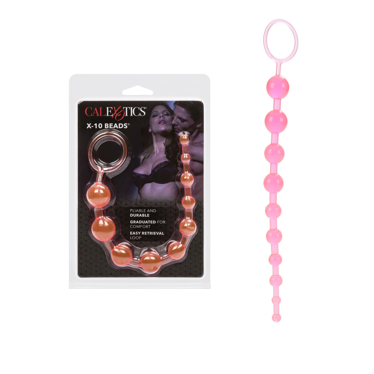 X-10 Anal Beads - Pink - Thorn & Feather