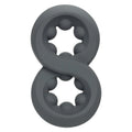 Alpha Liquid Silicone Beaded Crazy-8 Ring
