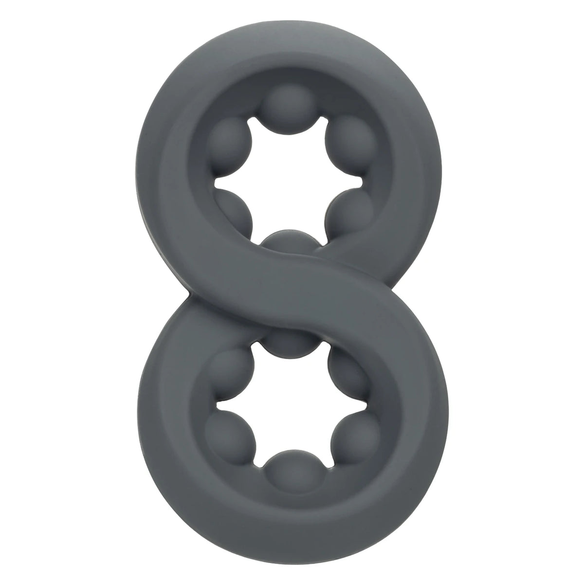 Alpha Liquid Silicone Beaded Crazy-8 Ring