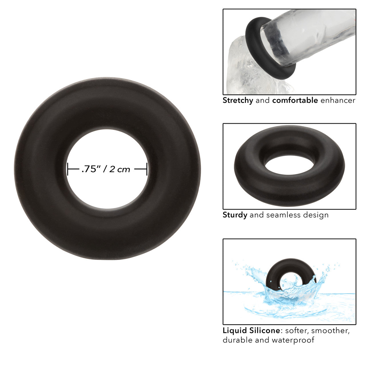 Alpha Anneau moyen Prolong en silicone liquide