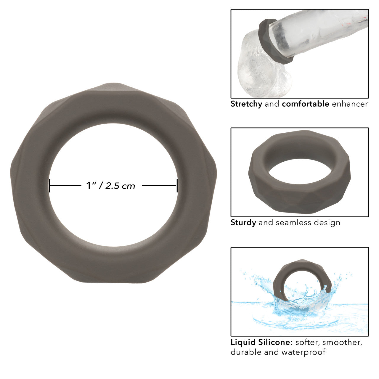 Alpha Anneau prismatique Prolong en silicone liquide
