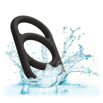 Alpha Liquid Silicone Commander Ring - Black