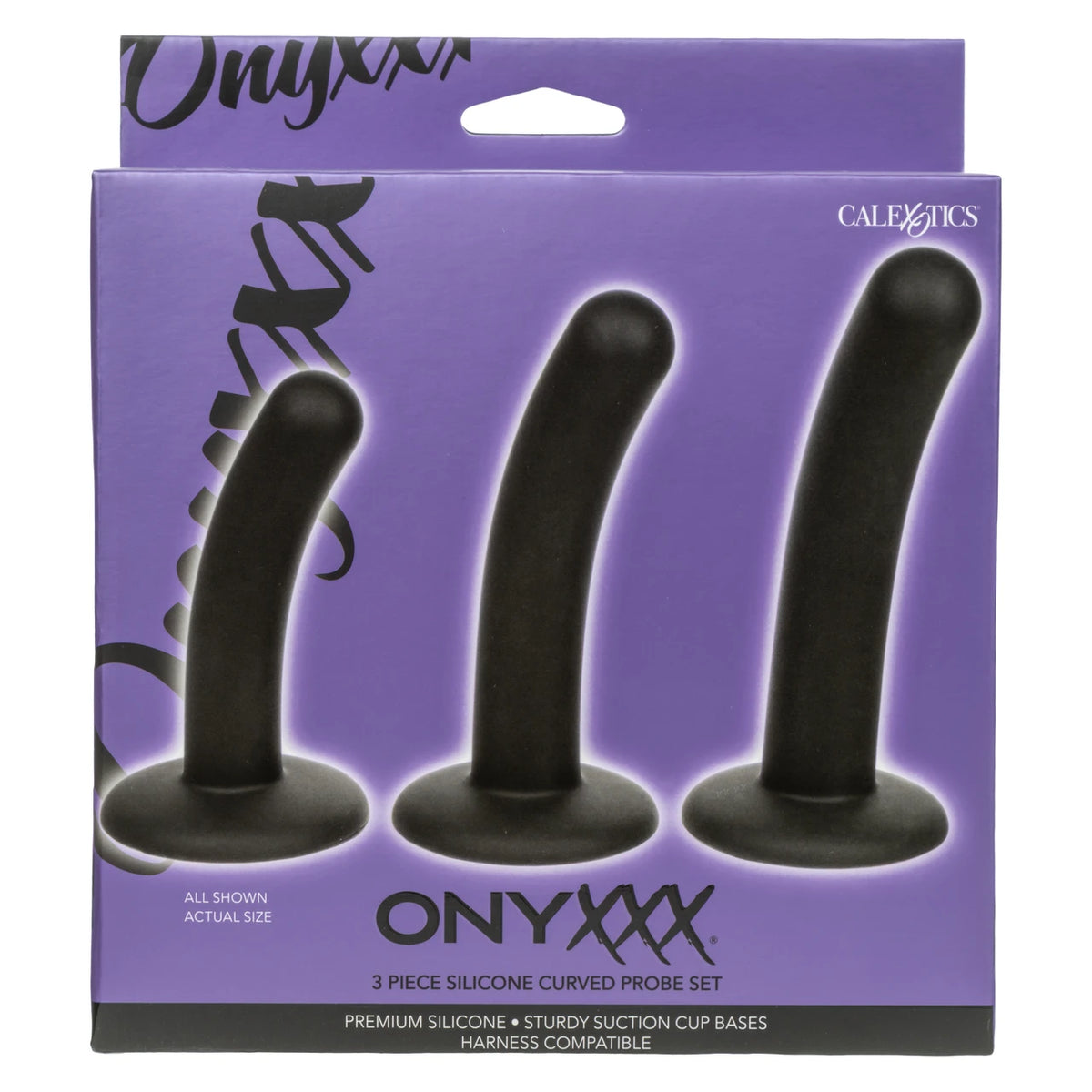Onyxxx 3 Piece Silicone Curved Probe Set