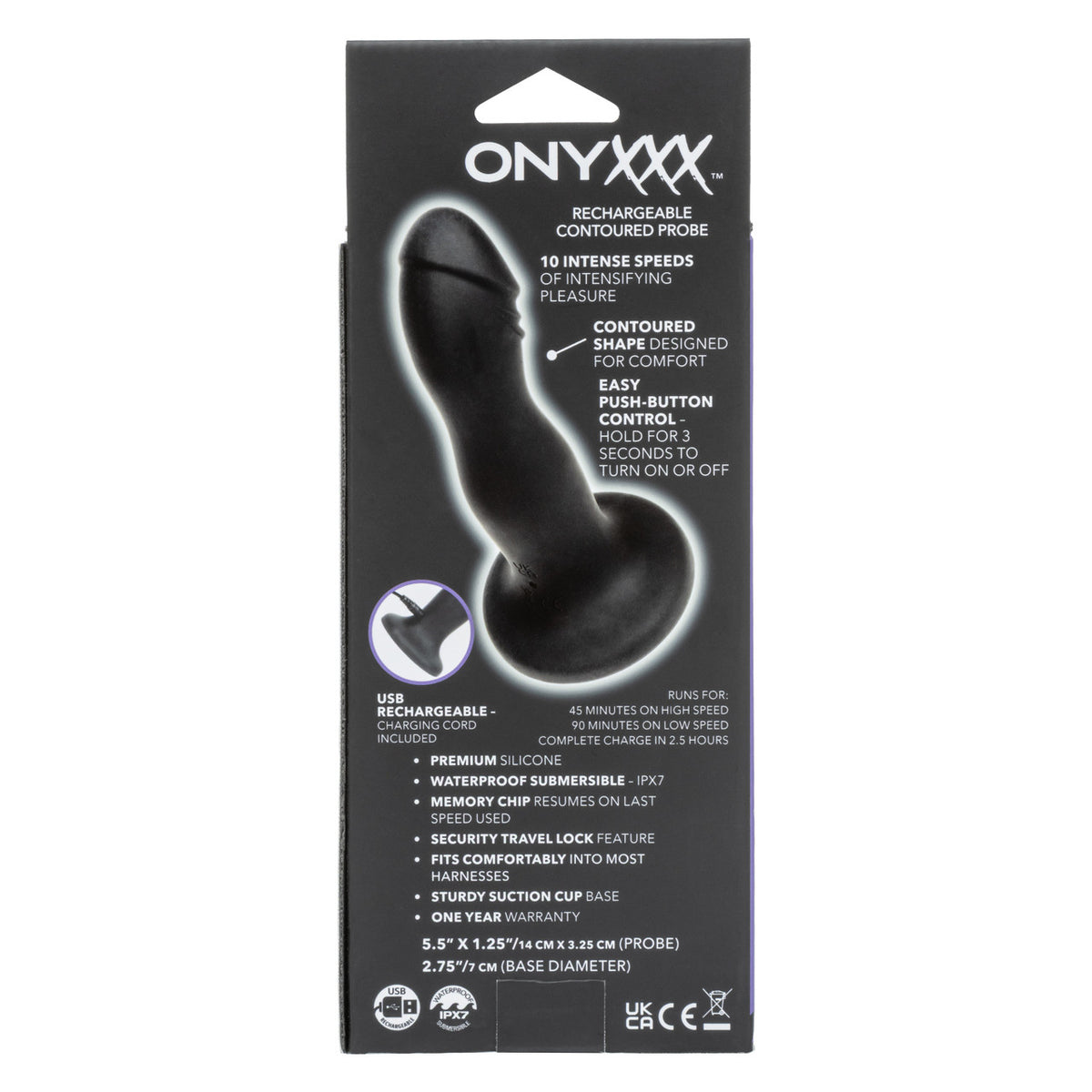 Onyxxx Rechargeable Contoured Probe
