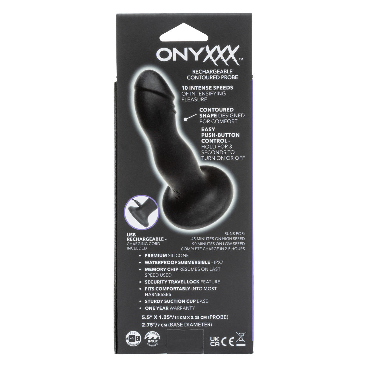 Onyxxx Rechargeable Contoured Probe