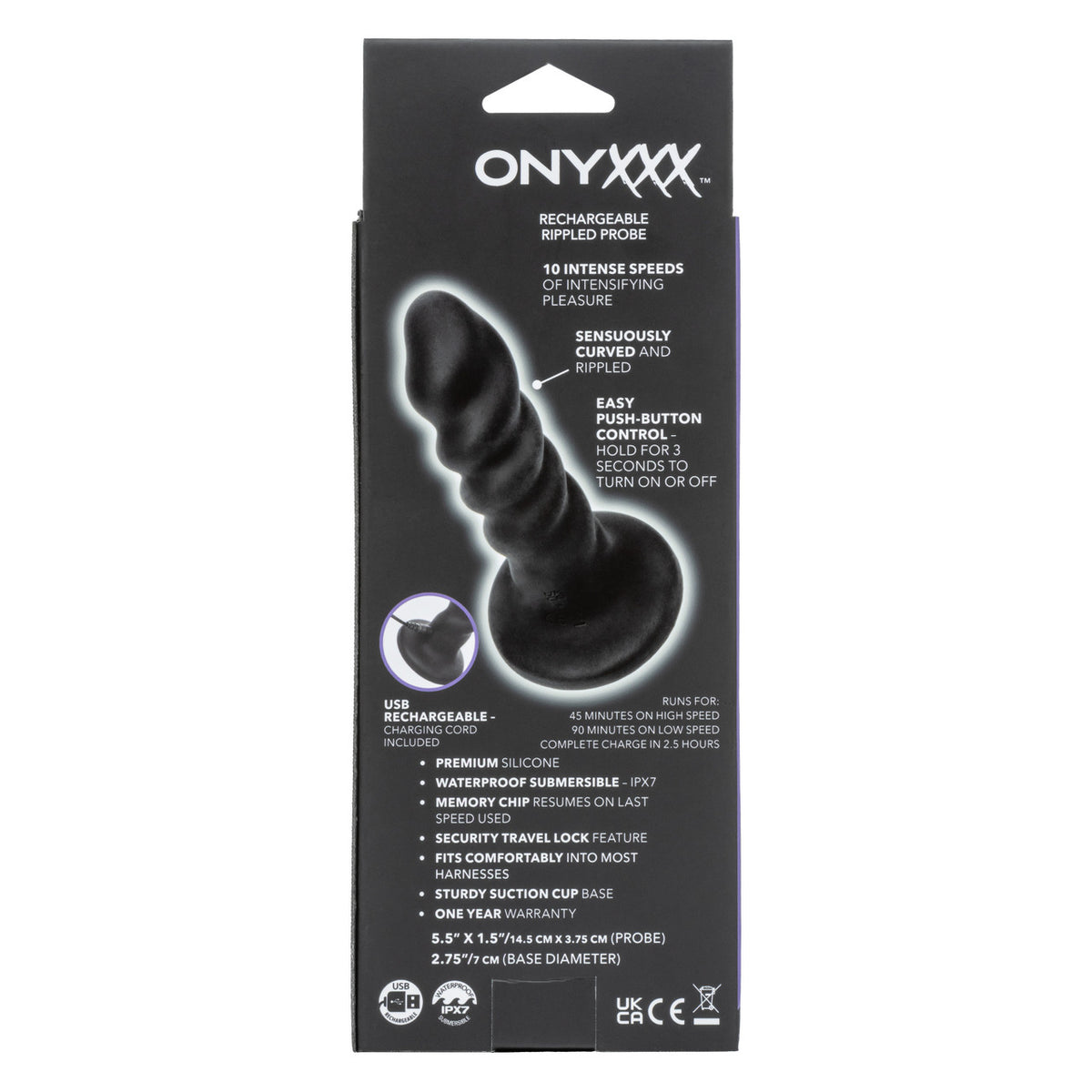 Onyxxx Rechargeable Rippled Probe