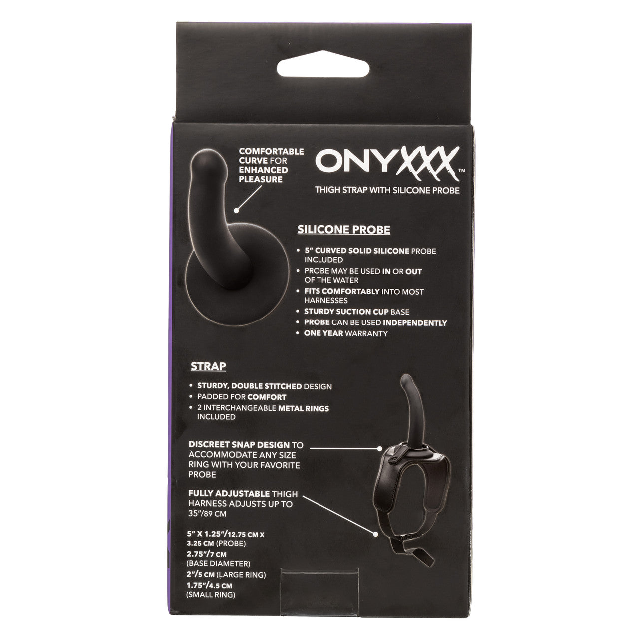 Onyxxx Thigh Strap with Silicone Probe