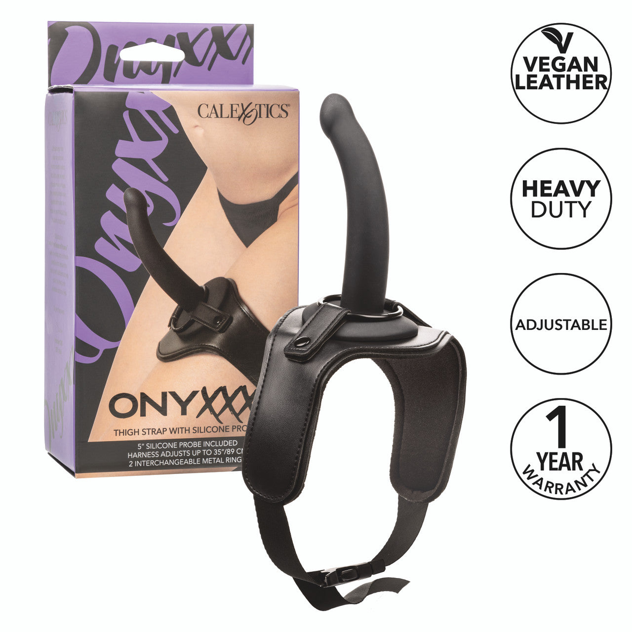 Sangle de cuisse Onyxxx avec sonde en silicone