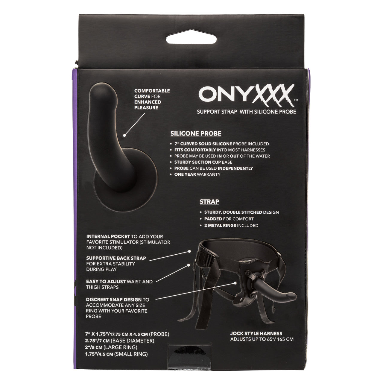 Sangle de maintien Onyxxx avec sonde en silicone