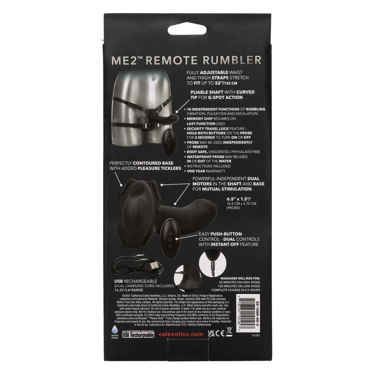 Son harnais royal Me2 Remote Rumbler 