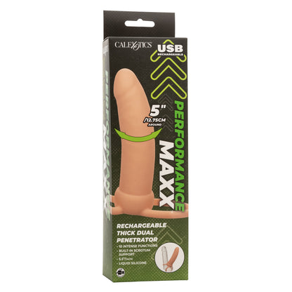Rechargeable Thick Dual Penetrator - Ivory