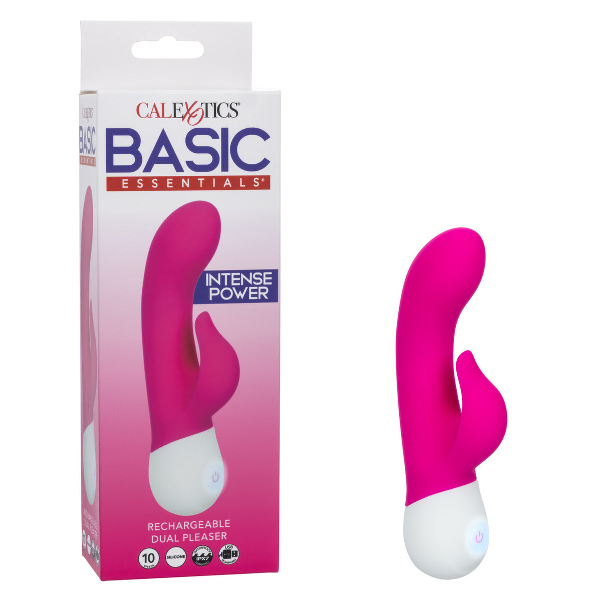 Basic Essentials Rechargeable Dual Pleaser