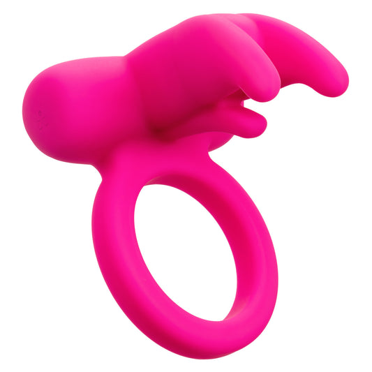 Anneau pénien triple clitoris rechargeable en silicone 