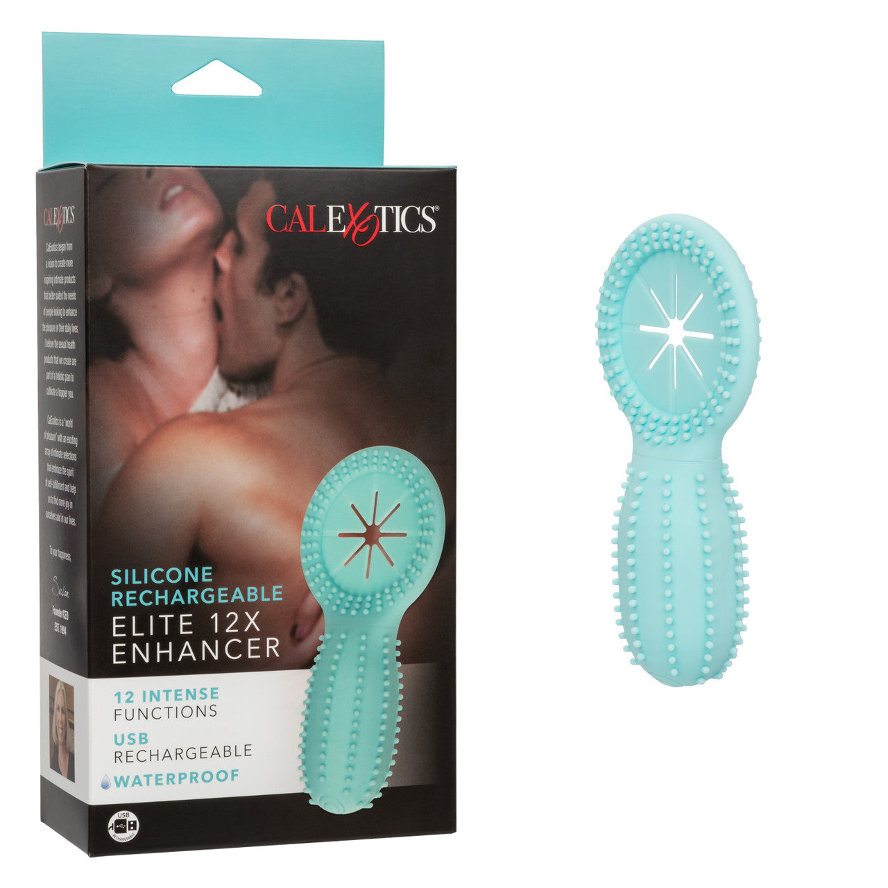 Silicone Rechargeable Elite 12X Enhancer Ring