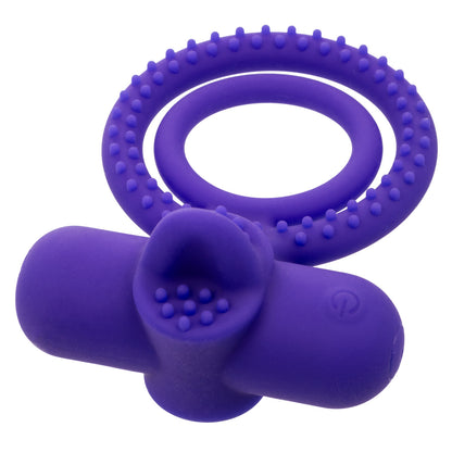 Silicone Rechargeable Dual Climaxer Cock Ring