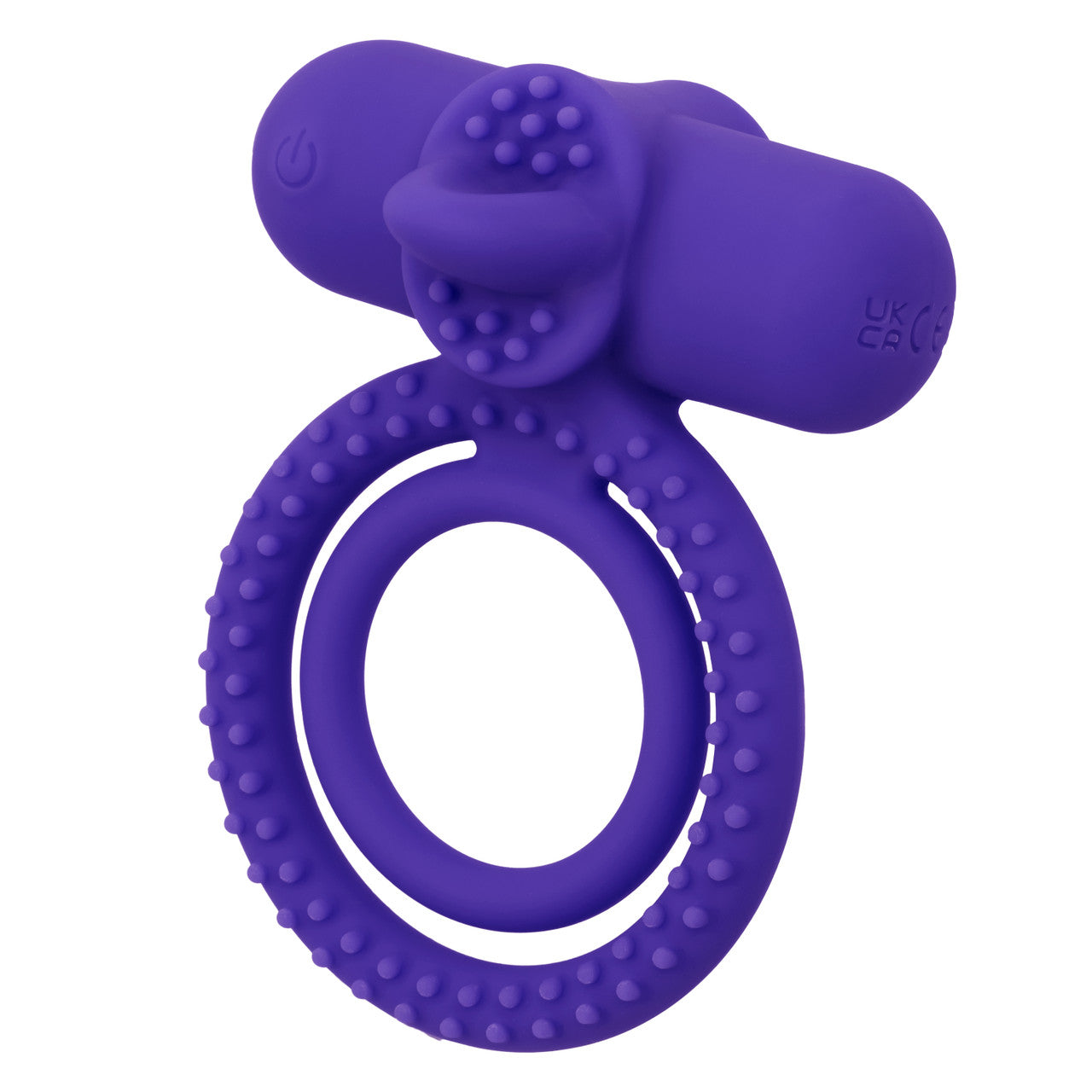 Silicone Rechargeable Dual Climaxer Cock Ring