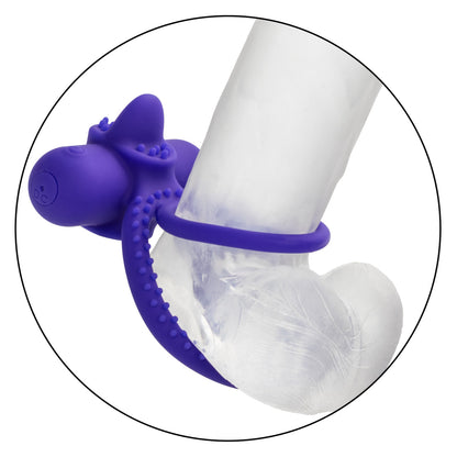 Silicone Rechargeable Dual Climaxer Cock Ring