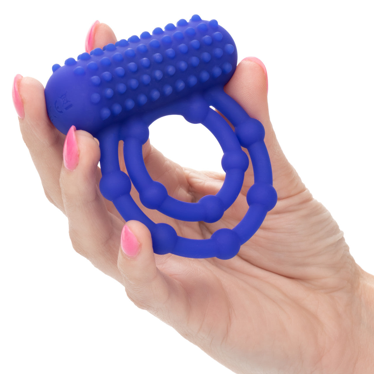 Bague Maximus rechargeable en silicone à 10 perles 