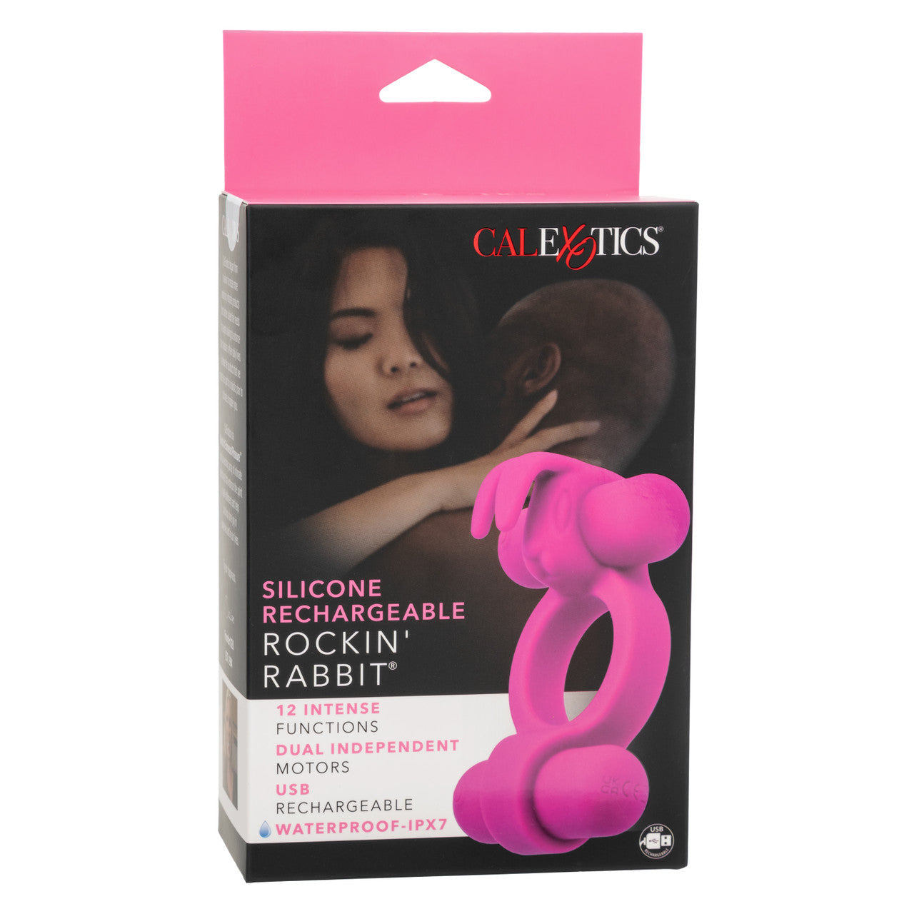 Silicone Rechargeable Rockin Rabbit Cock Ring