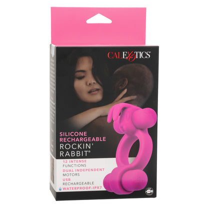 Silicone Rechargeable Rockin Rabbit Cock Ring