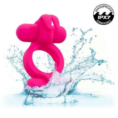 Silicone Rechargeable Rockin Rabbit Cock Ring