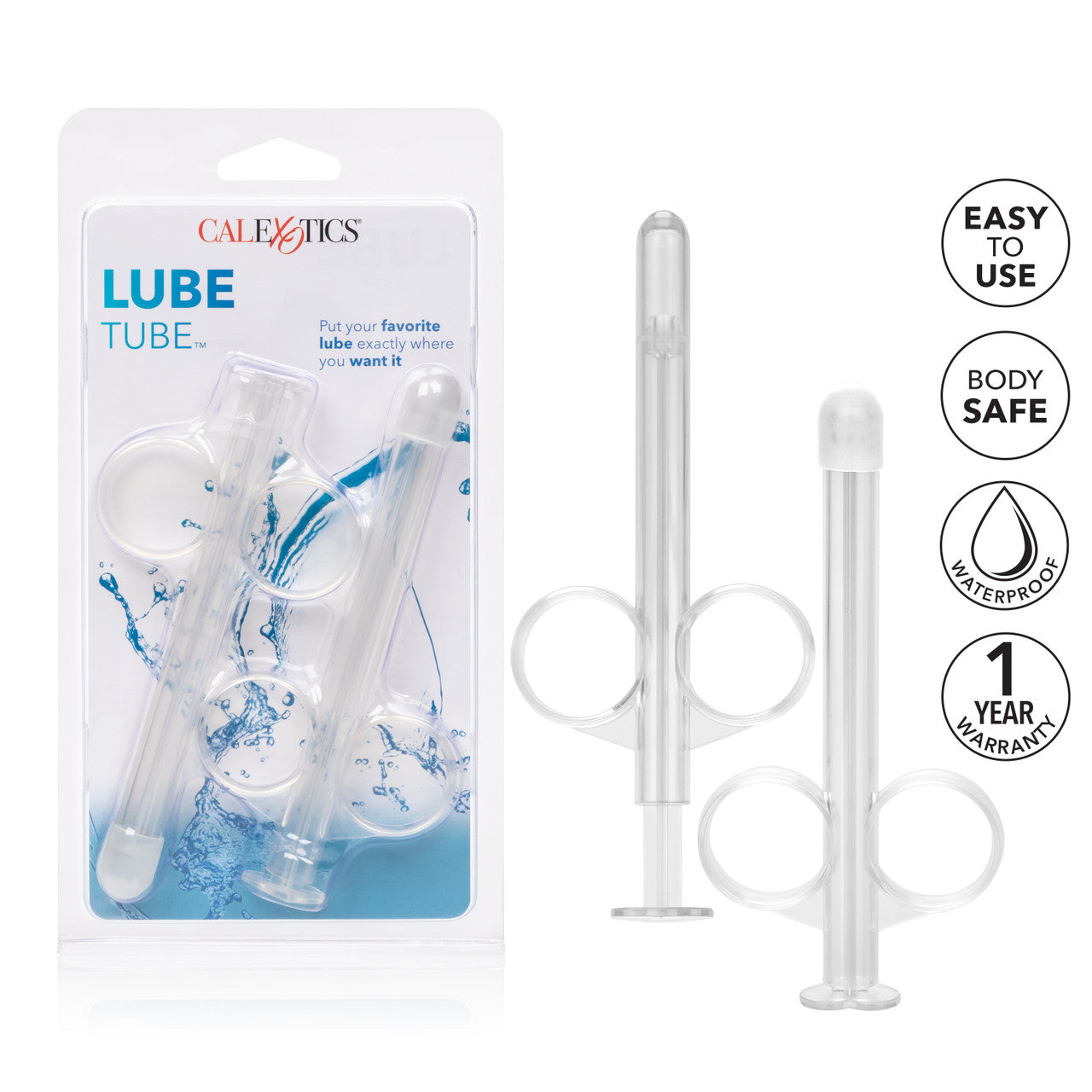 Lube Tube Applicator 2 Pack - Clear - Thorn & Feather