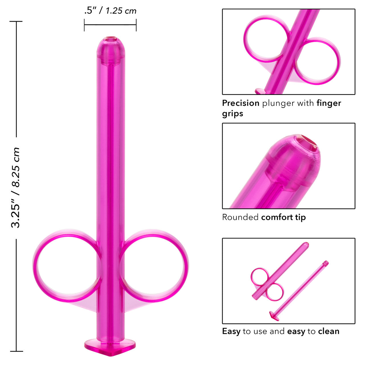 Lot de 2 applicateurs de tube de lubrification - Violet