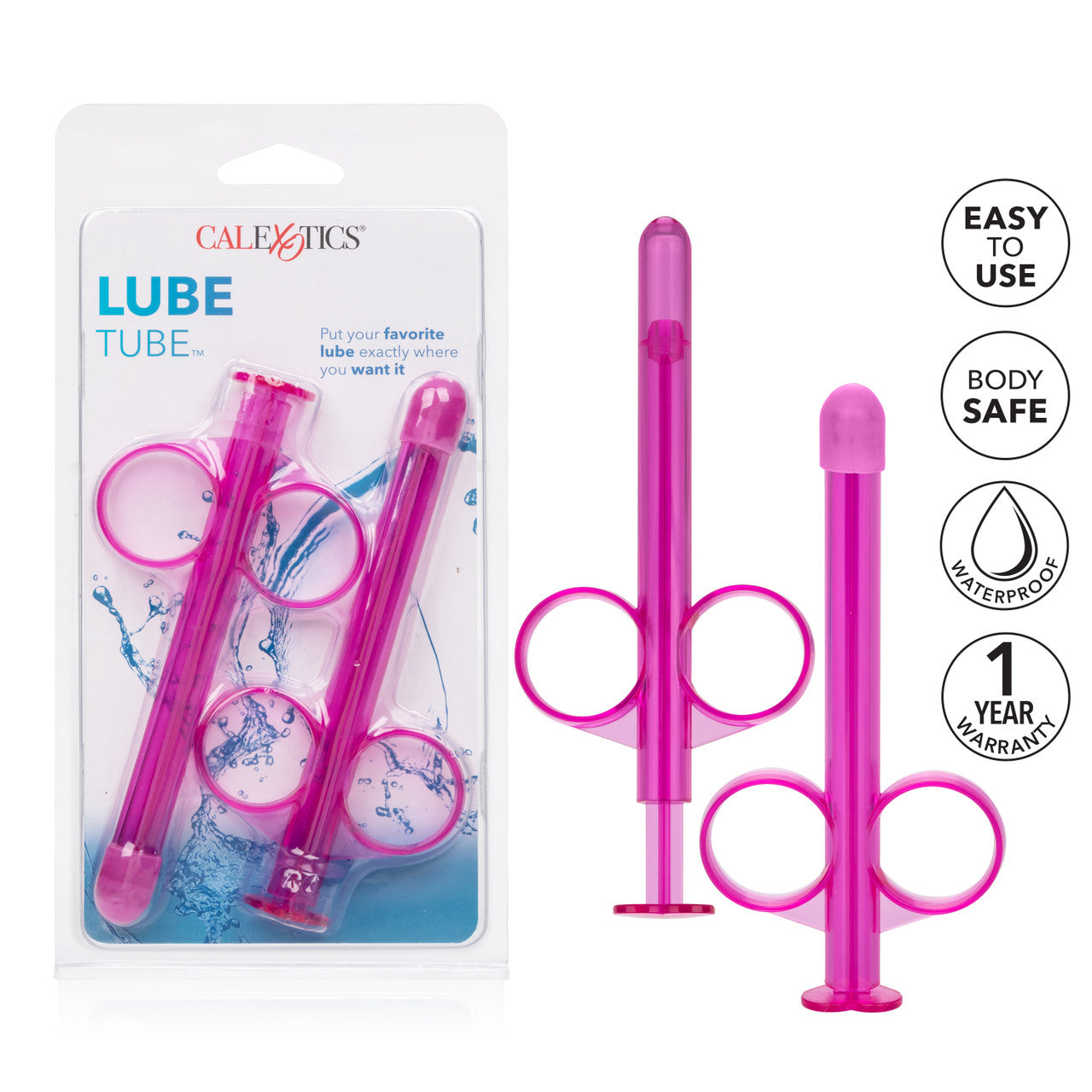 Lot de 2 applicateurs de tube de lubrification - Violet