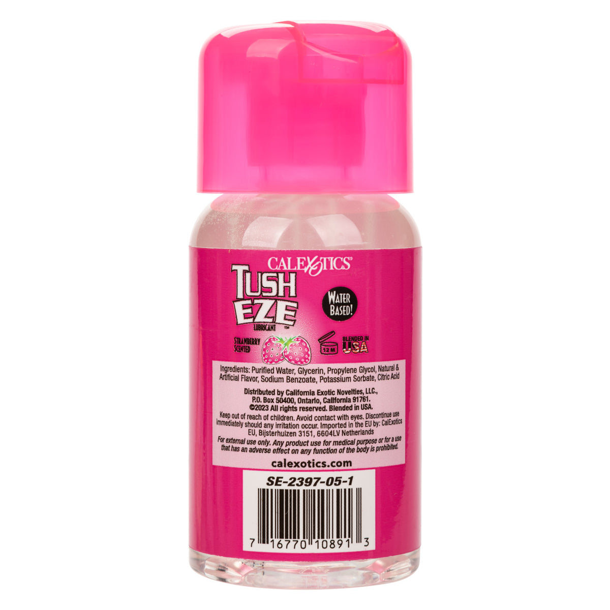 Lubrifiant Tush Eze de CalExotics - Fraise