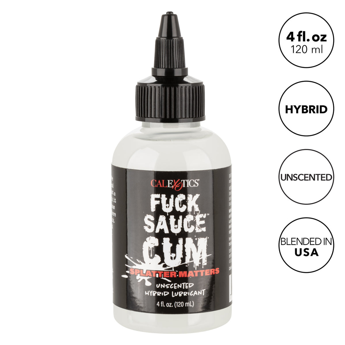 Fuck Sauce Unscented Cum Hybrid Lubricant - 4 fl. oz. - Thorn & Feather