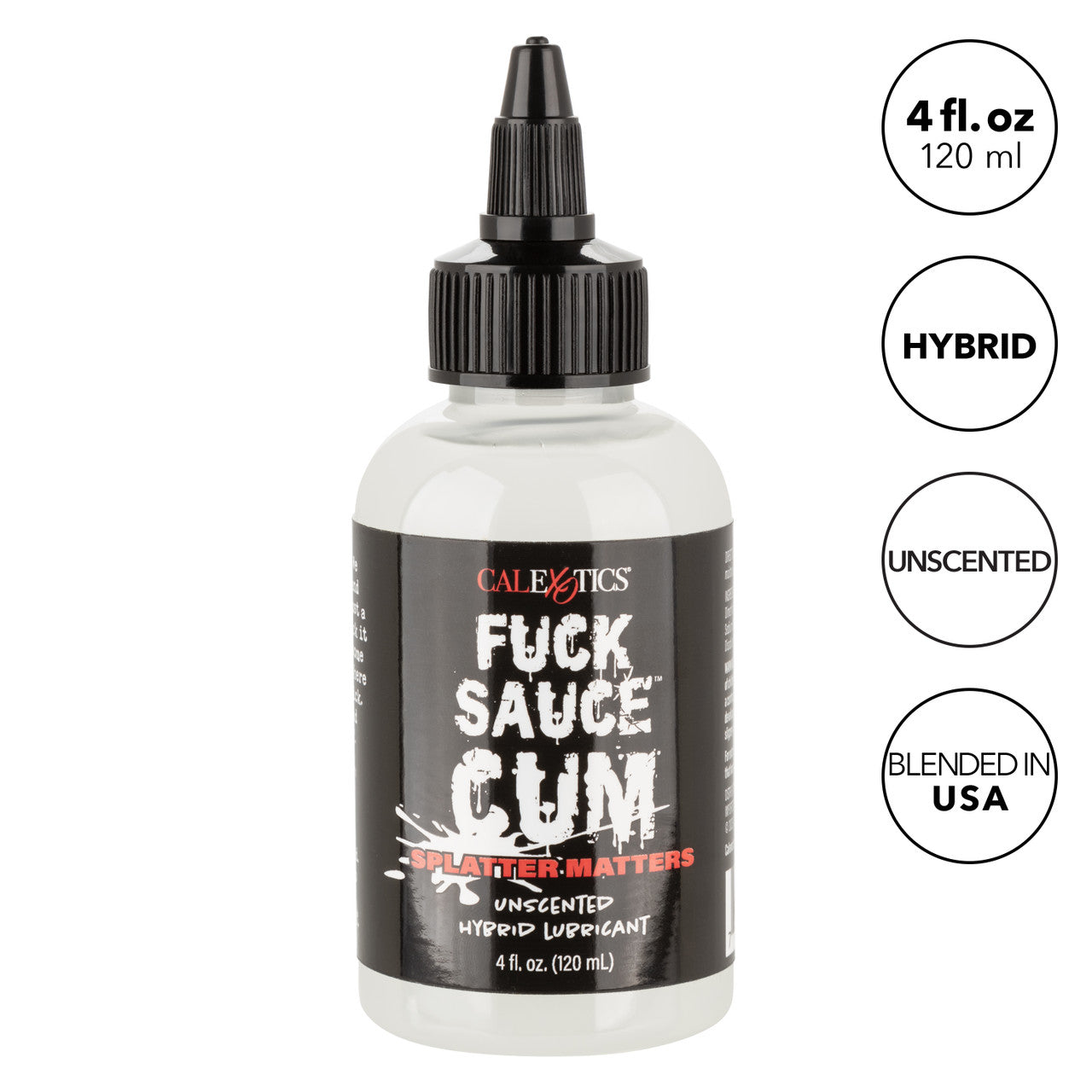 Fuck Sauce Unscented Cum Hybrid Lubricant - 4 fl. oz. - Thorn & Feather