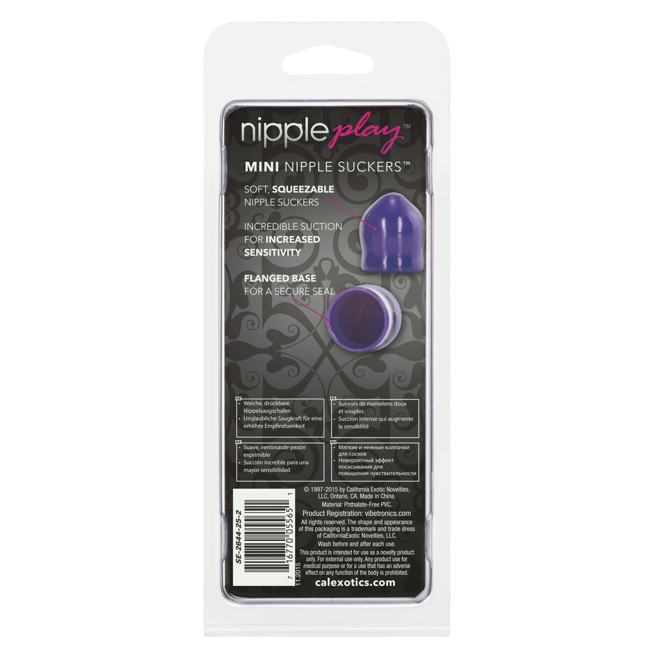 Mini suceurs de tétons Nipple Play - Violet