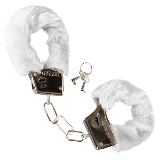 Playful Fluffy Furry Cuffs - White