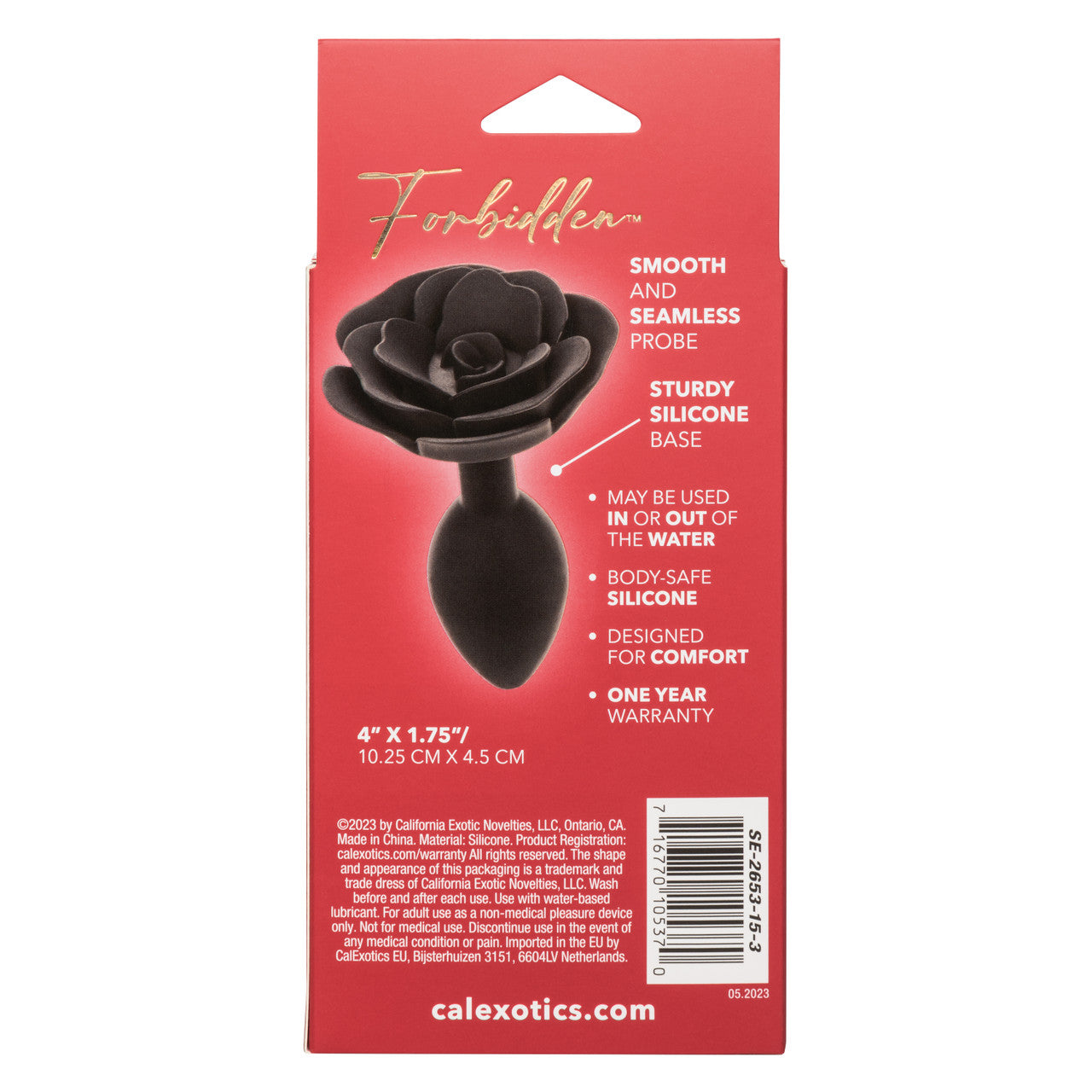 Forbidden Grand plug anal Rose