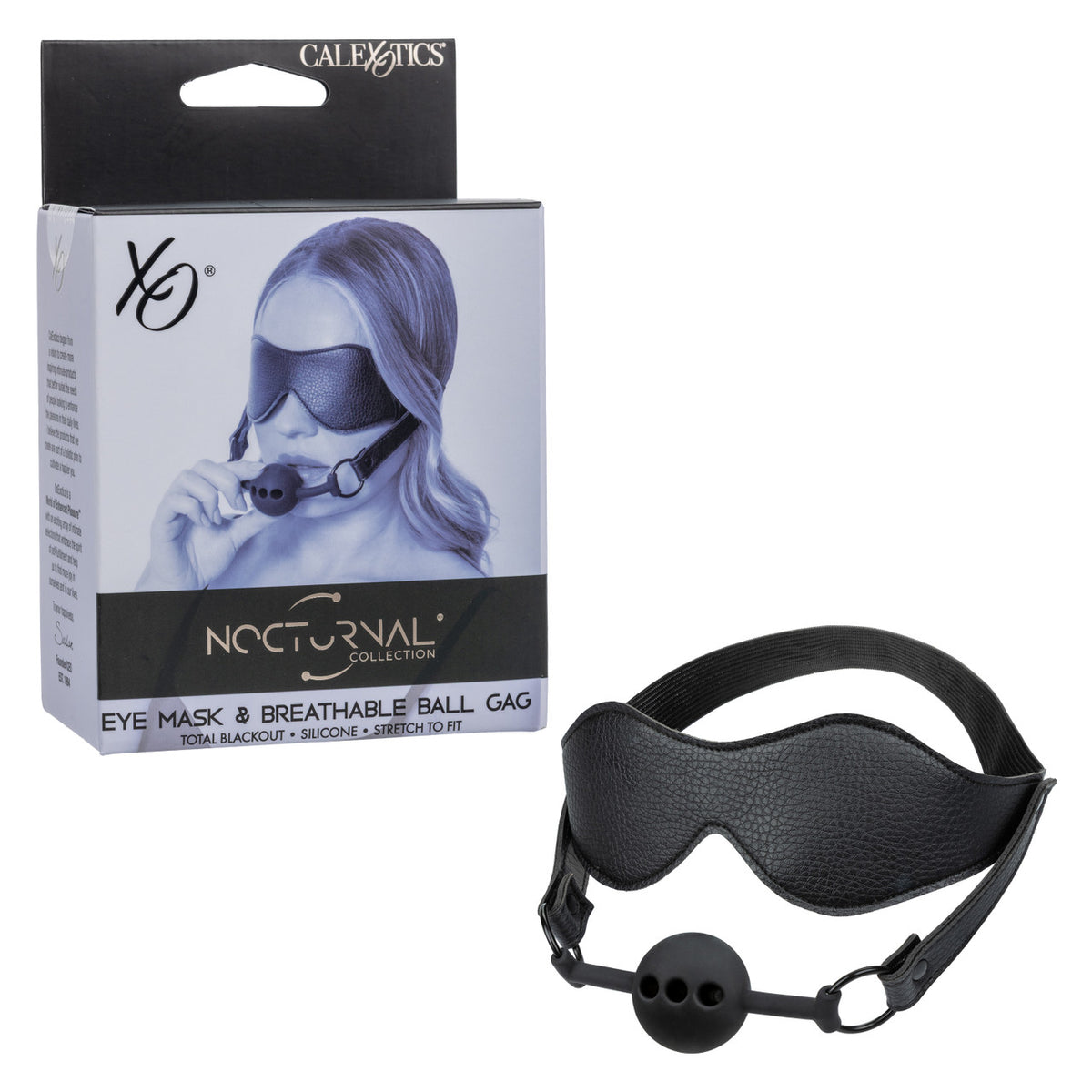 Nocturnal Collection Eye Mask & Breathable Ball Gag