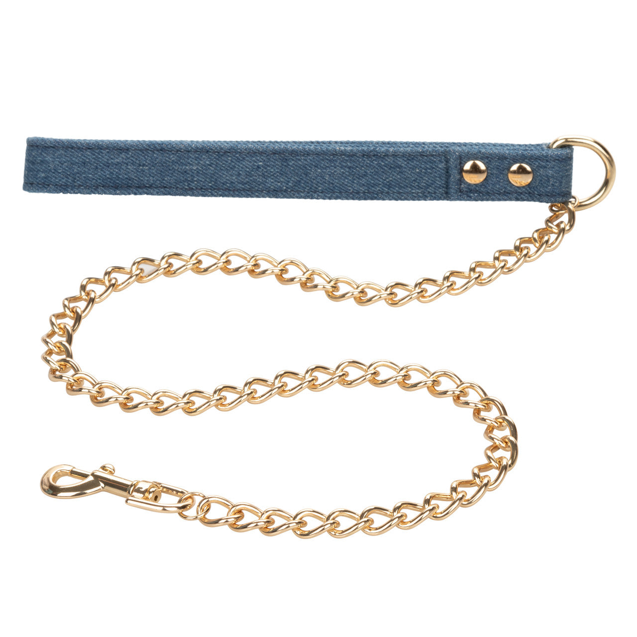 Ride 'em Premium Denim Collection Collar with Leash - Thorn & Feather