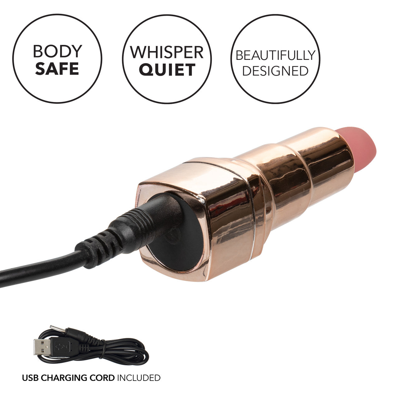 Rouge à lèvres vibrant rechargeable Hide &amp; Play - Nude 