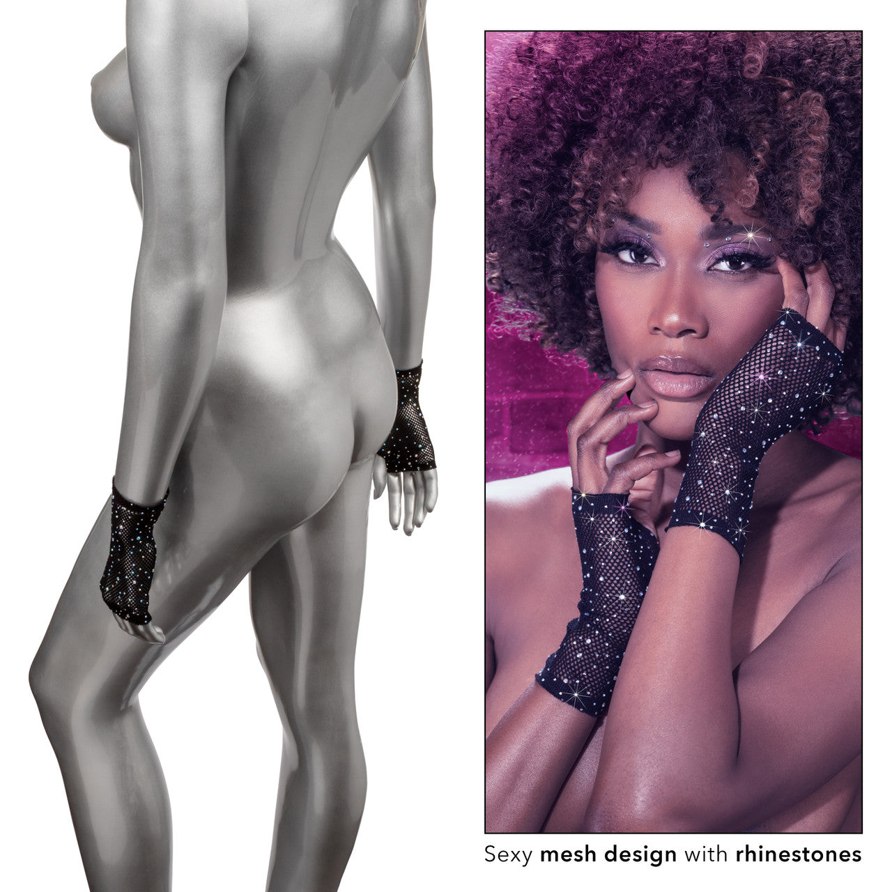 Gants sans doigts Radiance