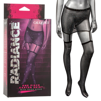 Radiance One Piece Garter Skirt With Thigh Highs