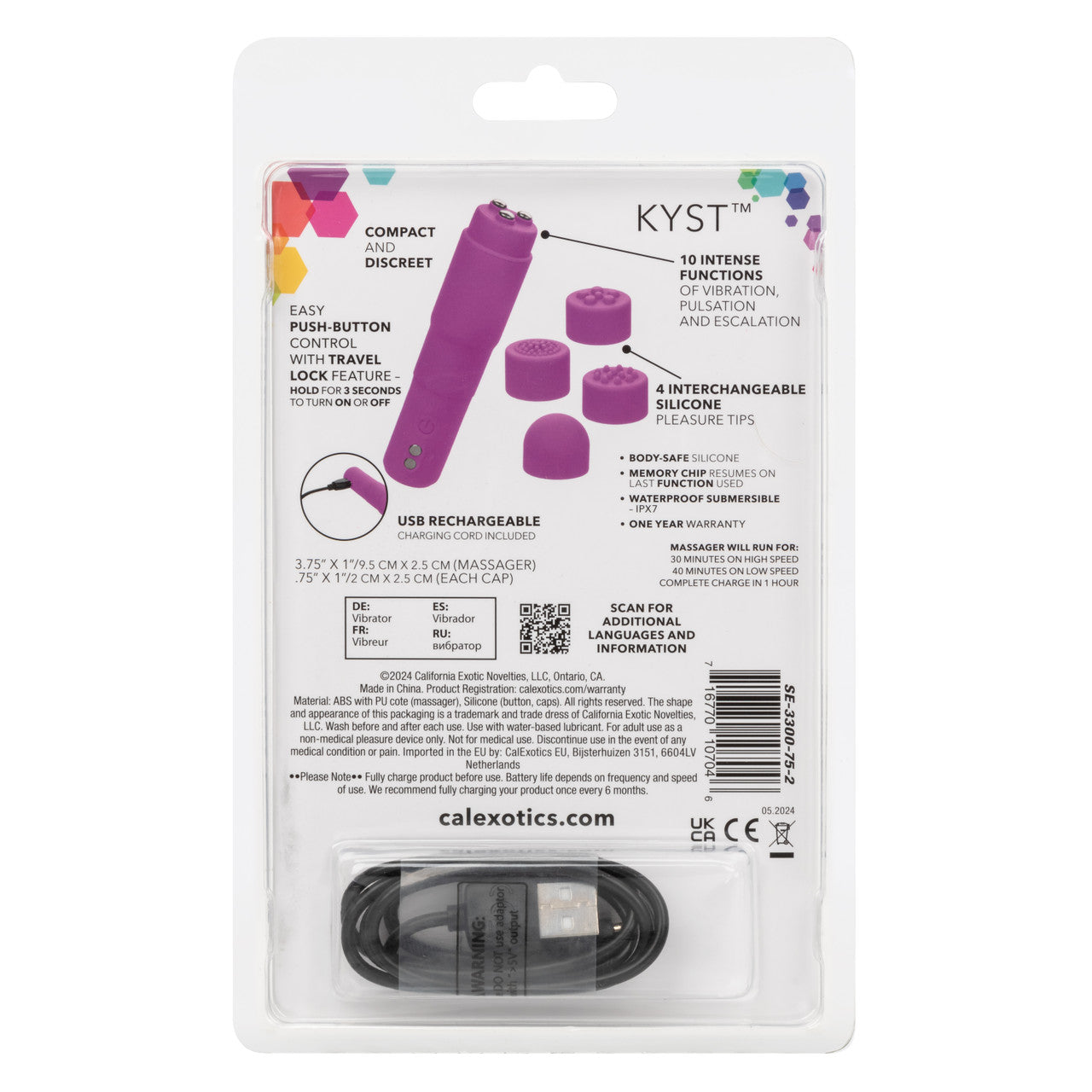 Kyst Mega-Mite Massager Kit - Pink